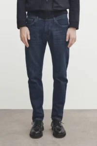 Slim-fit enzymatic jeans - Görsel 2